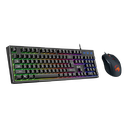 MOUSE+TECLADO GENIUS SCORPION KM-GX6 3 BOTONES 3200DPI RGB ESPAÑOL NEGRO