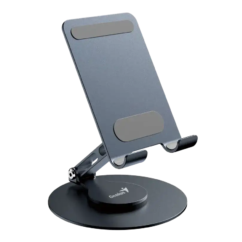 BASE PARA CELULAR GENIUS G-STAND M100 4-10" GIRATORIA PLEGABLE