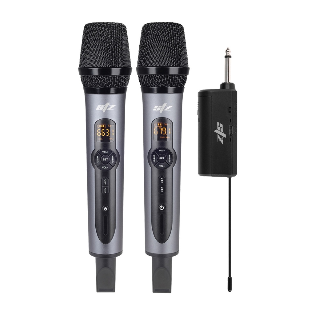 MICROFONO INALAMBRICO DOBLE STUDIO Z STZ-W202 UHF