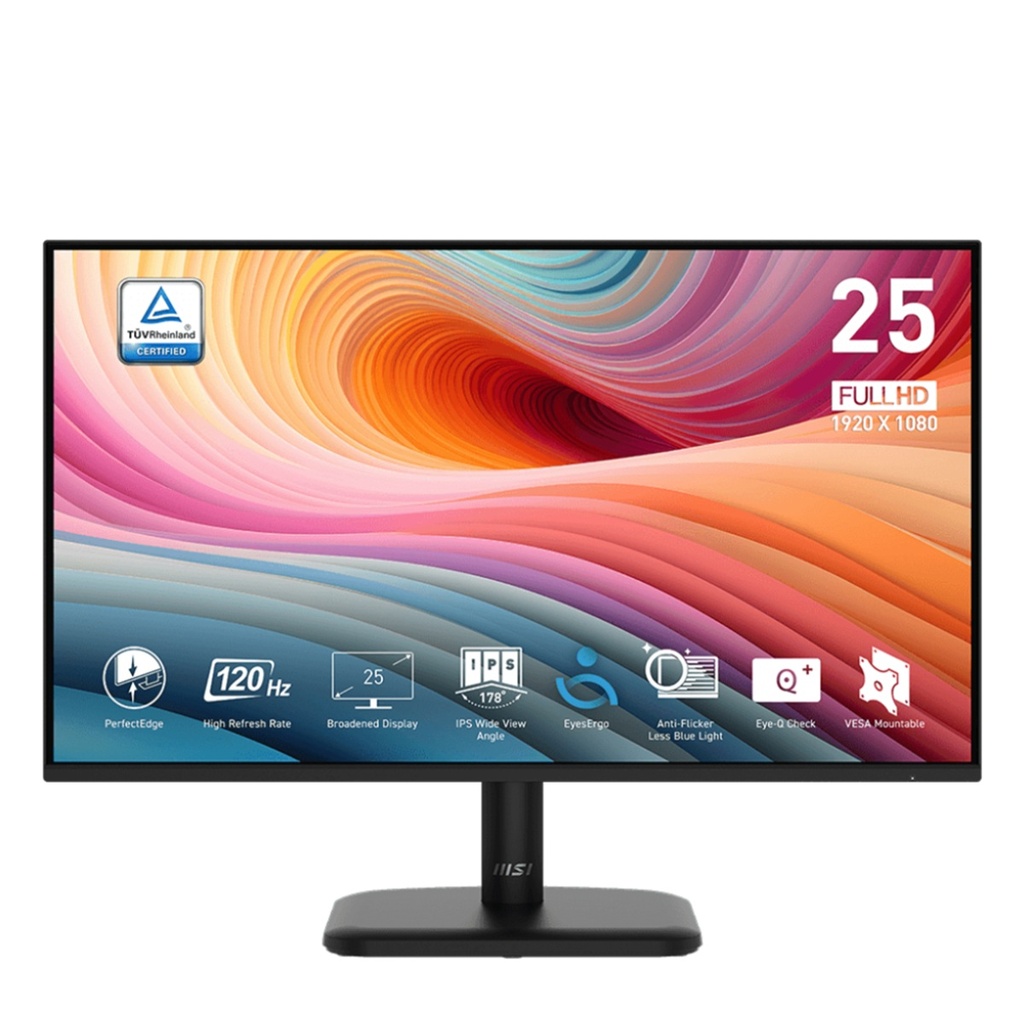 MONITOR MSI PRO MP251L 24.5" 1920*1080 IPS 120HZ 1*HDMI 1*VGA
