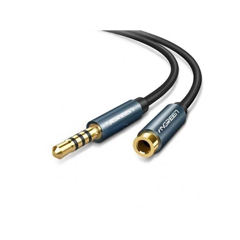 CABLE AUDIO UGREEN 40675 1*3.5MM A 1*3.5MM NYLON 2M M/H