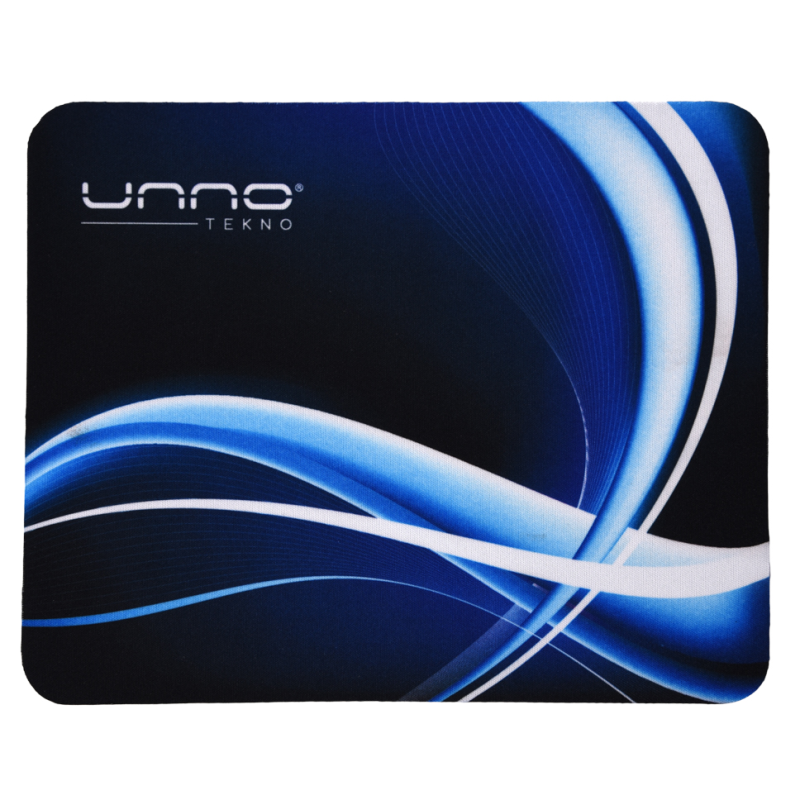 MOUSE PAD UNNO TEKNO MP6031BL DYNAMIA  8.5"*7" NEGRO-AZUL