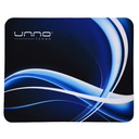 MOUSE PAD UNNO TEKNO MP6031BL DYNAMIA  8.5"*7" NEGRO-AZUL