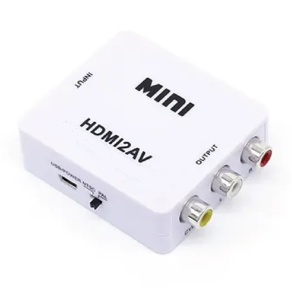 ADAPTADOR UNIVERSAL HDMI2AV HDMI A RCA