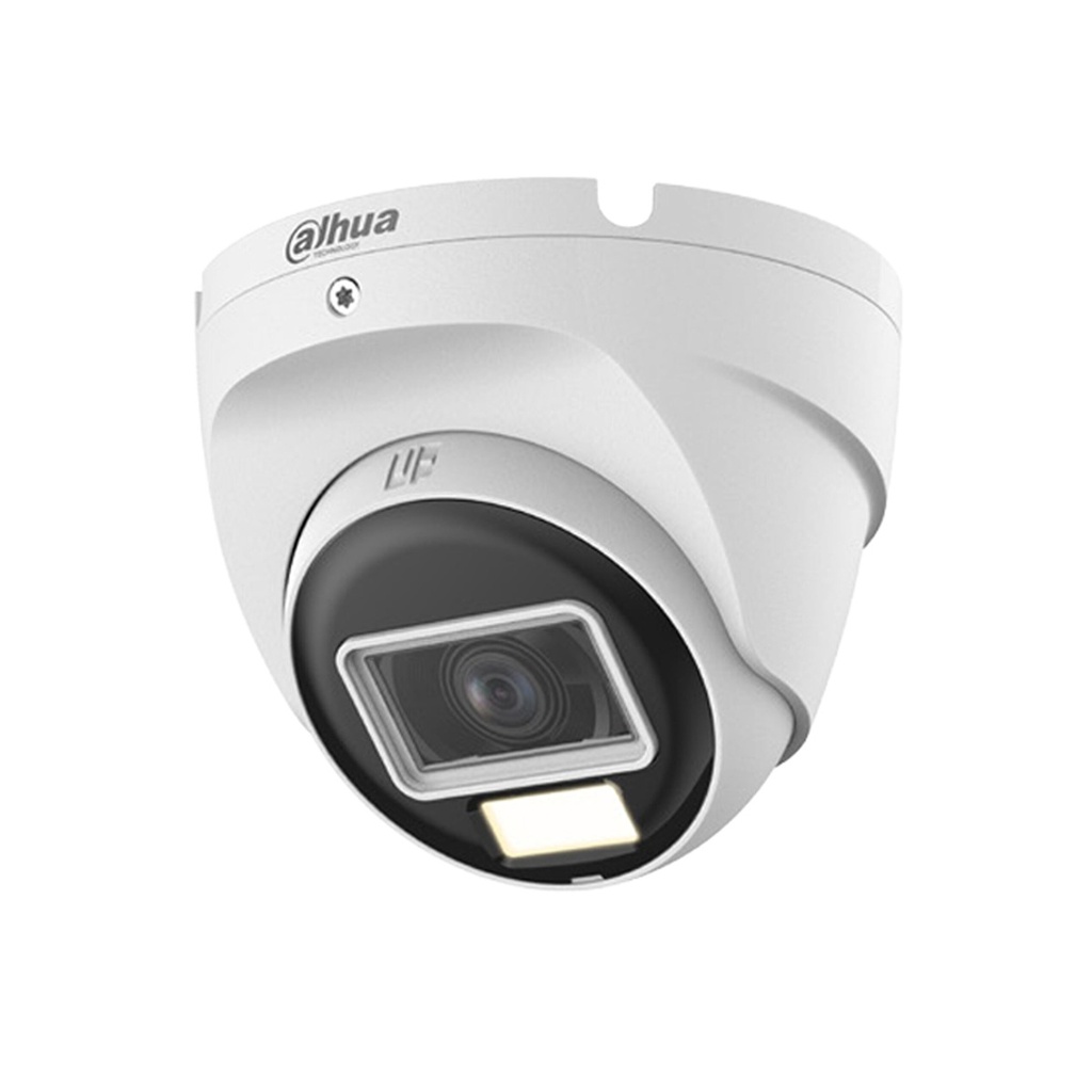 CAMARA CCTV DAHUA HAC-T2A21N-U-IL-A 2MP 2.8MM DUAL LIGHT IR 30M/LED 20M IP67 MIC DOMO METAL