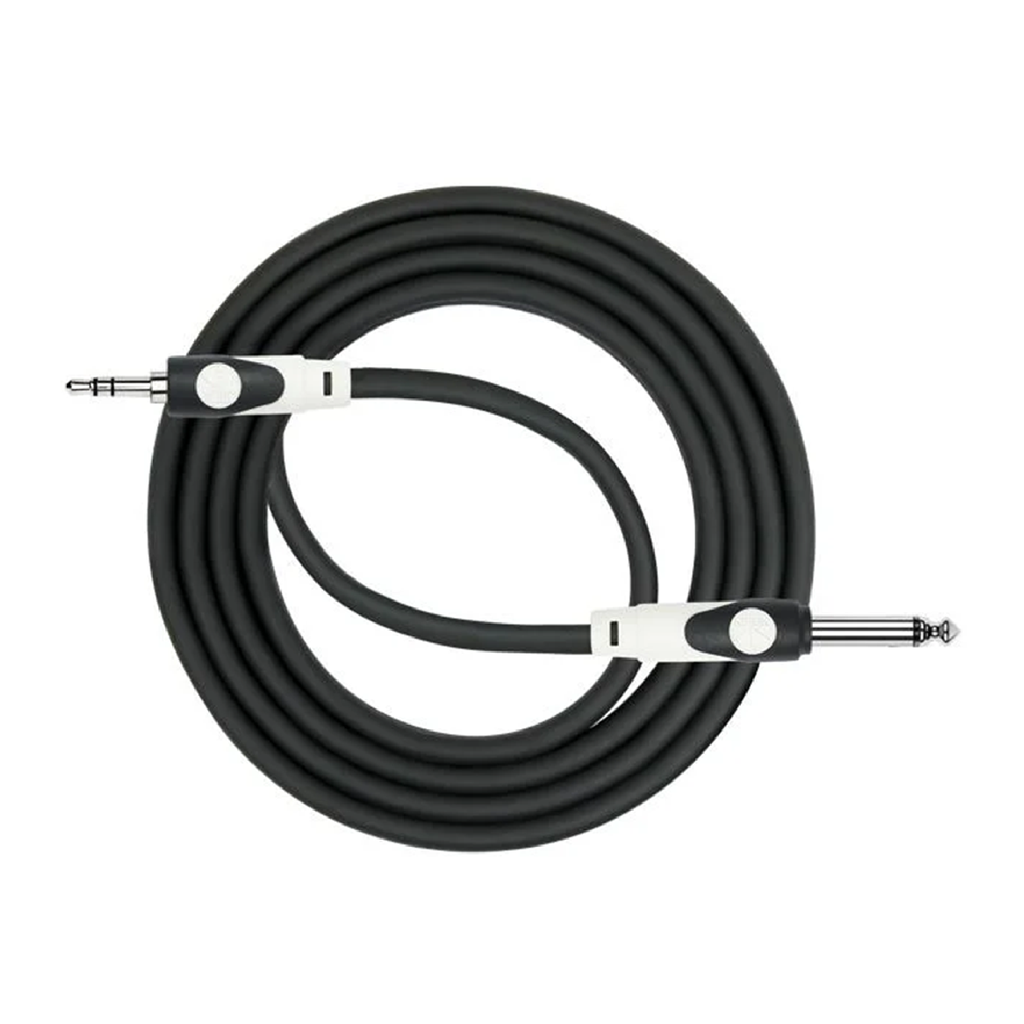 CABLE KIRLIN LGA-565L/BK 1*3.5MM TRS A 1*1/4" MONO 2M M/M