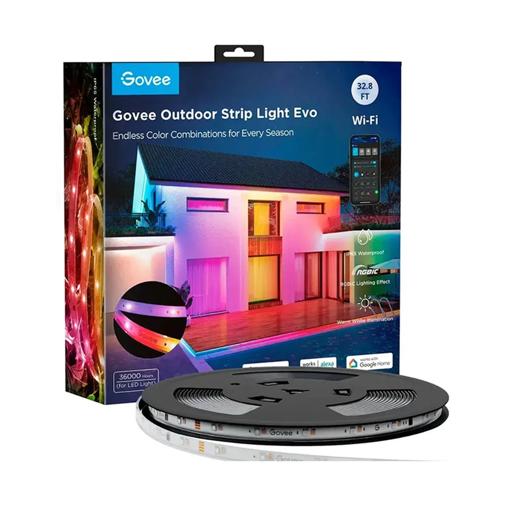 TIRA LUCES LED GOVEE H616C RGBIC EXTERIORES WIFI+BLUETOOTH 10M
