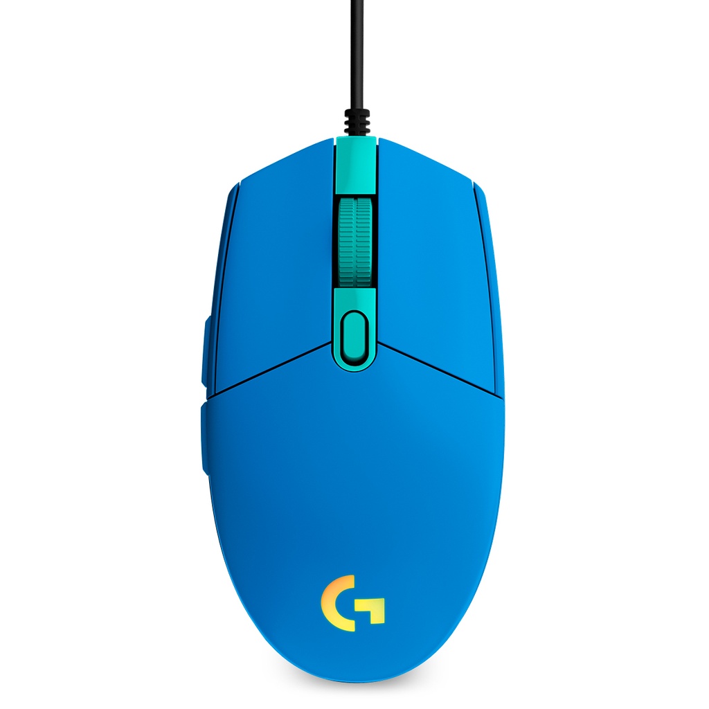MOUSE LOGITECH G203 LIGHTSYNC RGB 8000 DPI 6 BOTONES 1*USB-A AZUL