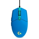 MOUSE LOGITECH G203 LIGHTSYNC RGB 8000 DPI 6 BOTONES 1*USB-A AZUL