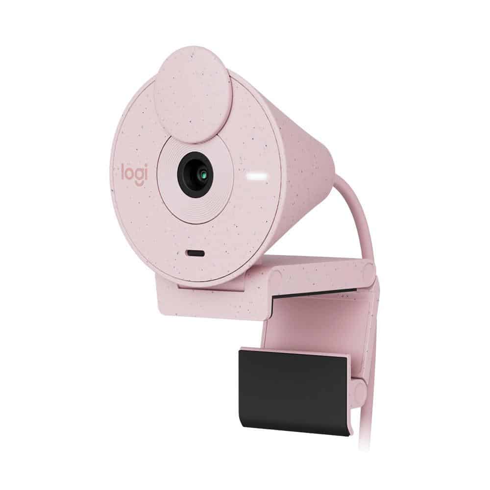 WEBCAM LOGITECH BRIO 300 FULLHD 1*USB-C ROSADA