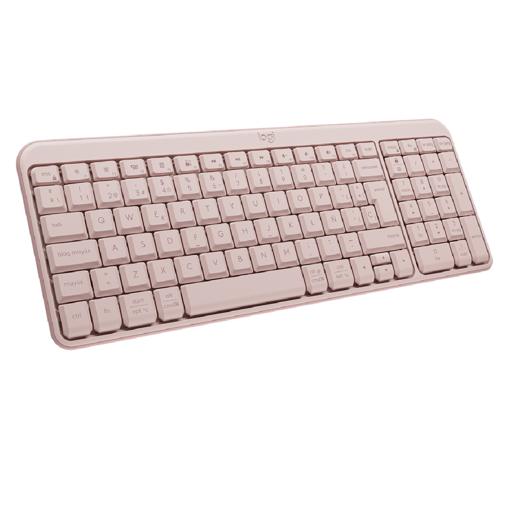 TECLADO LOGITECH K250 BLUETOOTH ESPAÑOL ROSADO
