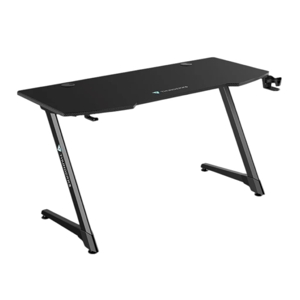 ESCRITORIO GAMER THUNDERX3 ED5-V2 158*75*60CM PORTA VASOS/HEADSET PASACABLES NEGRO
