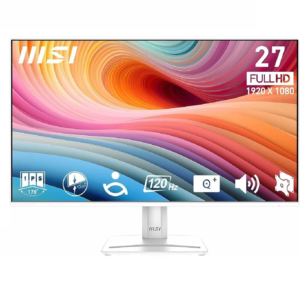 MONITOR MSI PRO MP273W 27" 1920*1080 IPS 144HZ FREESYNC 1*HDMI 1*DISPLAYPORT 1*VGA