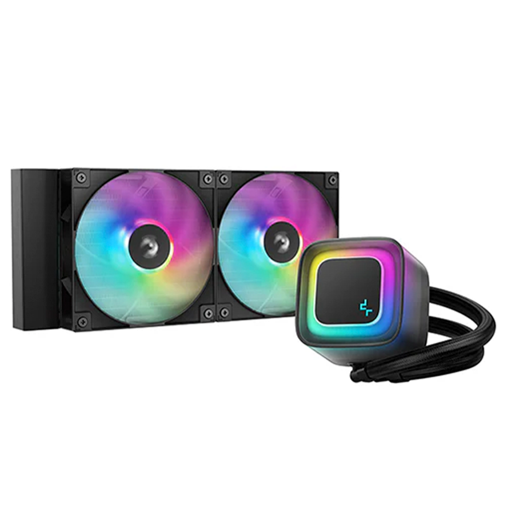 ENFRIAMIENTO LIQUIDO DEEPCOOL LE240 V2 2*120MM RGB NEGRO