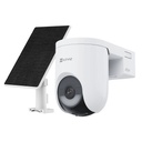 KIT CAMARA IP EZVIZ CB8 LITE 2K+ IR30M AUDIO DOMO PTZ INTERPERIE + PANEL SOLAR C/BATERIA 1*USB-C