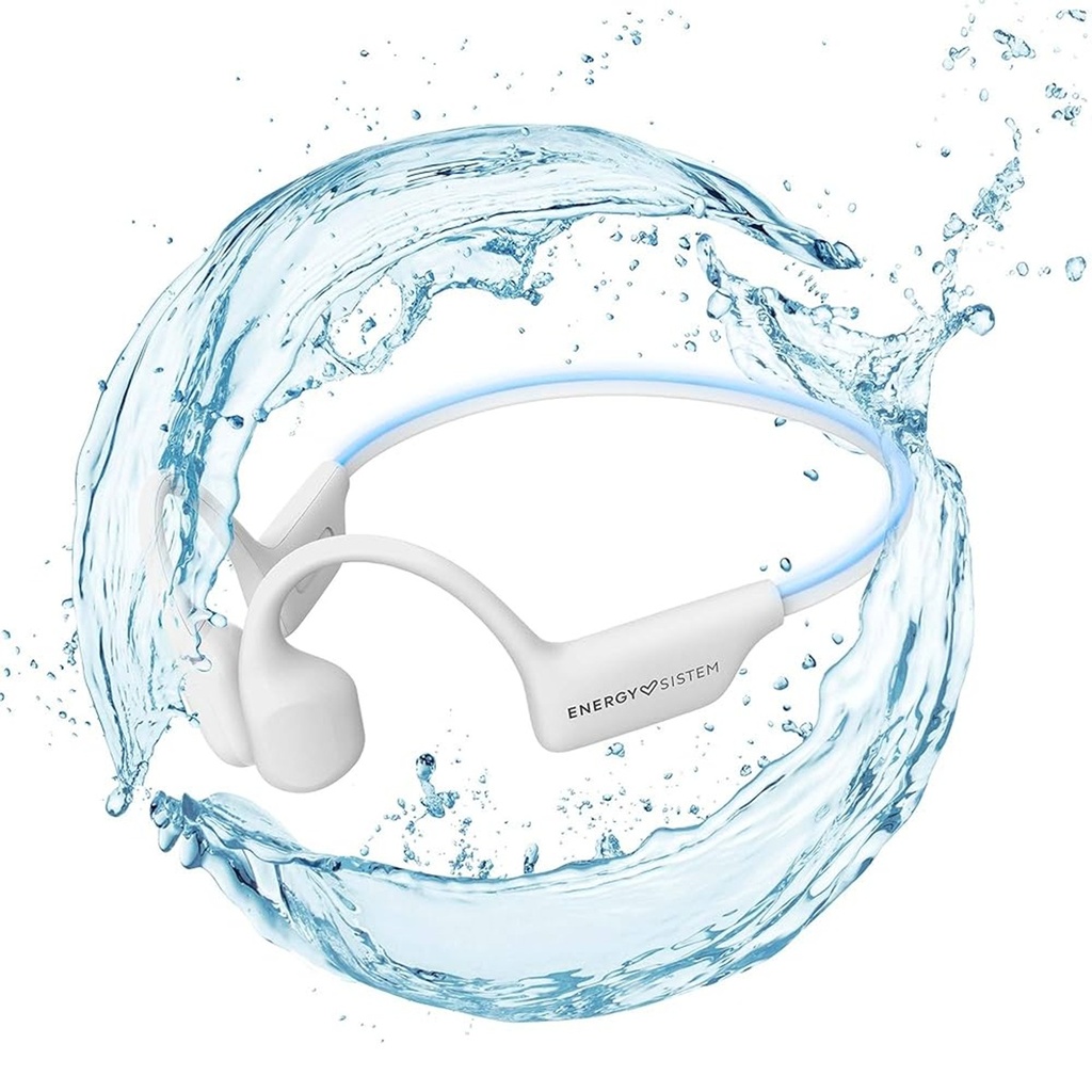 AUDIFONOS INALAMBRICOS ENERGY SISTEM AQUA SPORT BLUETOOTH SUMERGIBLE BLANCO