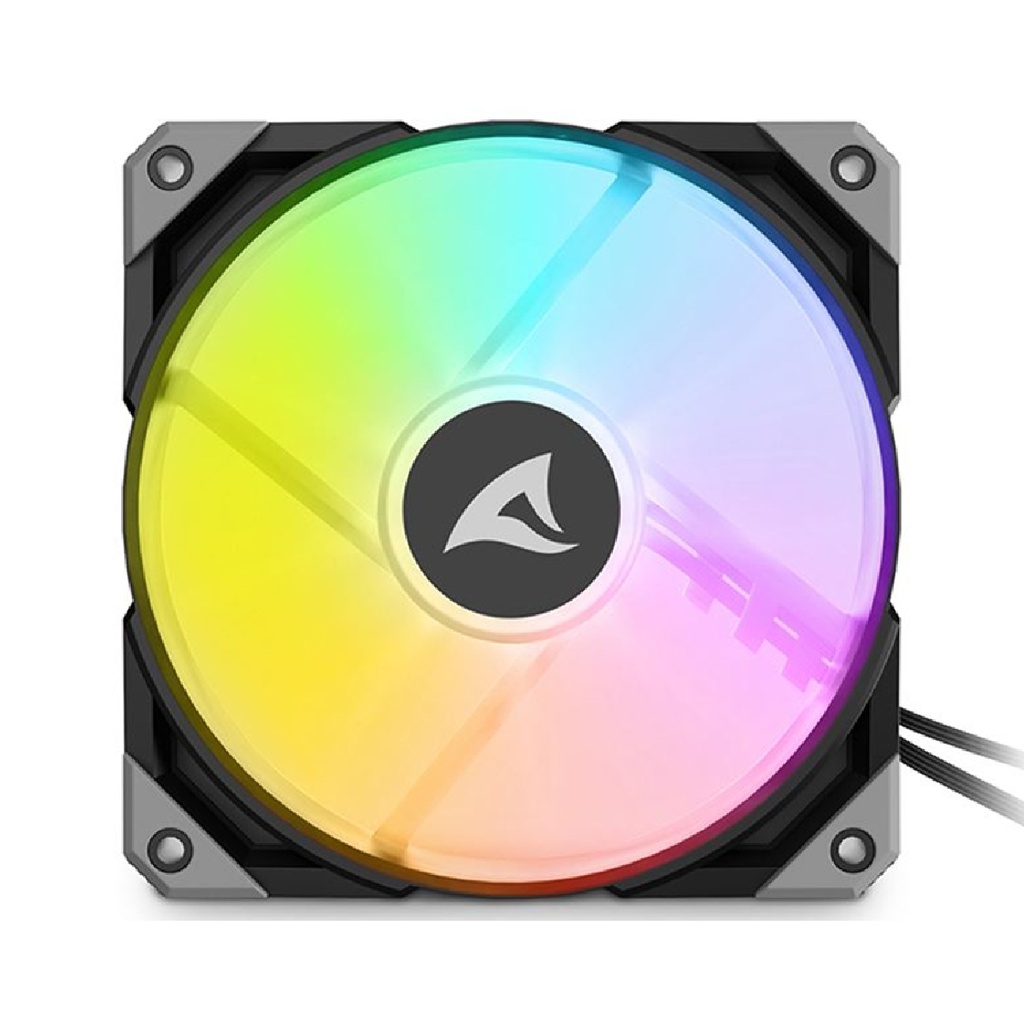 ABANICO PARA CASE SHARKOON REBEL F50 120MM PWM RGB NEGRO