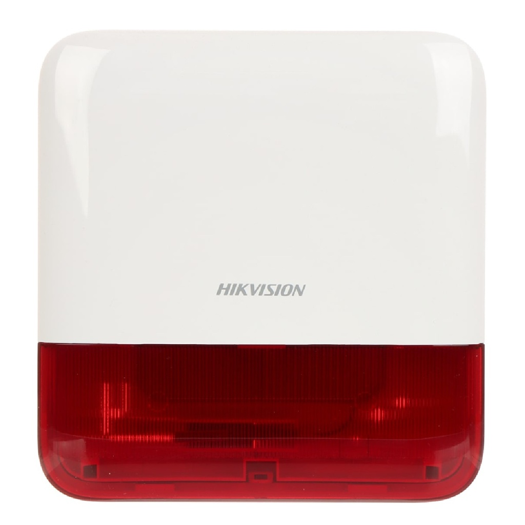 SIRENA ALARMA HIK VISION DS-PS1-E-WB 110DB 433MHZ INALAMBRICA INTERPERIE IP65