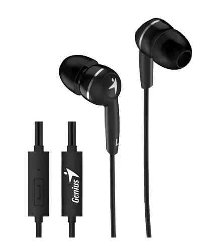 AUDIFONOS GENIUS HS-M320 3.5MM NEGRO