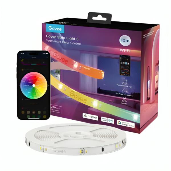 TIRA LUCES LED GOVEE H612C STRIP LIGHT S C/COVERTOR PROTECTOR 10M WIFI+BLUETOOTH