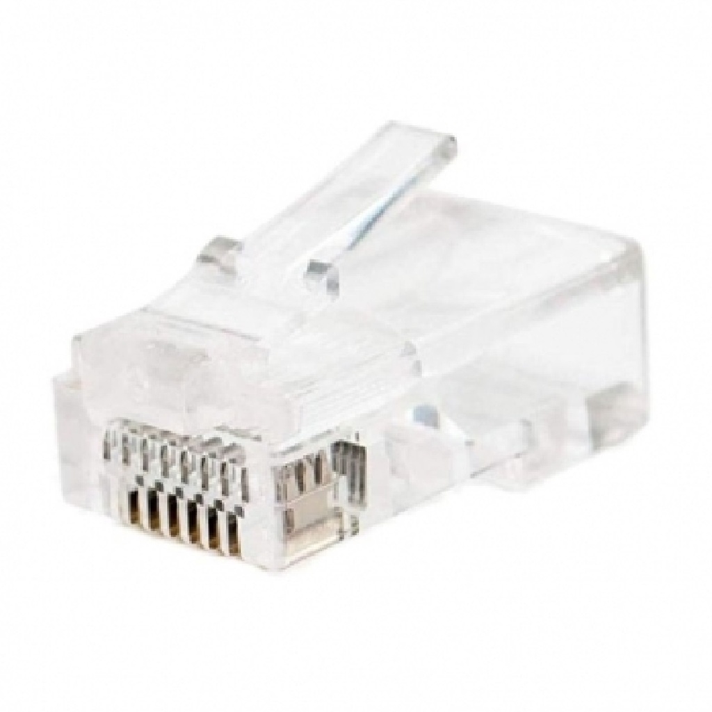 CONECTOR RJ45 LANTEK LTK-C6T100 CAT6 MACHO 30 MICRAS