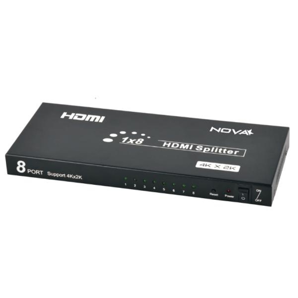 SPLITTER HDMI NOVA FAA38318 8 PUERTOS 4K 30HZ