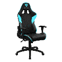 SILLA GAMER THUNDERX3 EC3 CUERO SINT CABECERA-SOP LUMBAR-BRAZO AJUSTABLE 4D NEGRA