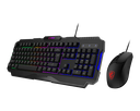 MOUSE+TECLADO MSI FORGE GK100 *USB *INGLES NEGRO