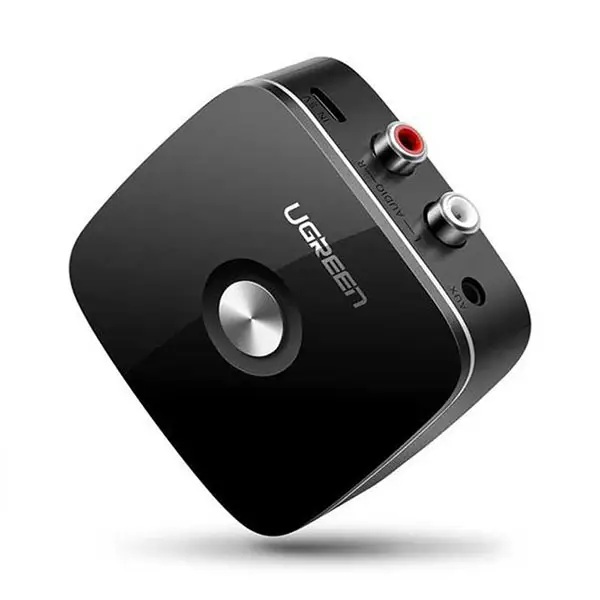 ADAPTADOR RECEPTOR BLUETOOTH UGREEN CM123 2*RCA 1*3.5MM 10M