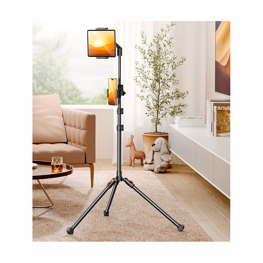 TRIPODE TABLET/CELULAR UGREEN LP585 *174CM *360 ALUMINIO