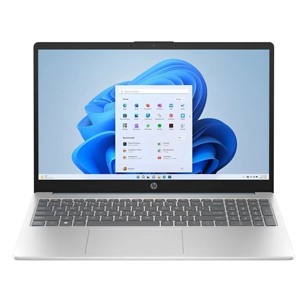 LAPTOP HP 15-FC0146DX RYZEN 5 7520U 4.3GHZ RAM 8GB SSD 512GB 15.6"FHD TACTIL WIN11 INGLES PLATA