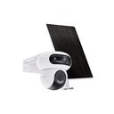 KIT CAMARA IP EZVIZ HB90 2K+ DUAL IR30M WIFI AUDIO DOMO PTZ INTERPERIE BATERIA + PANEL SOLAR