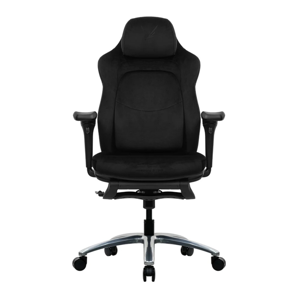 SILLA GAMER V LINE VLUX 1 PLUS PAWTEX C/BRAZO AJUSTABLE 4D CABECERA NEGRO
