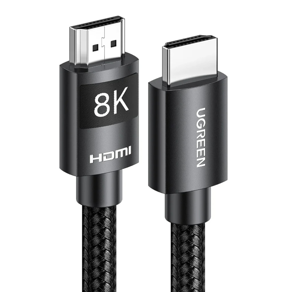 CABLE UGREEN HD150 1*HDMI A 1*HDMI 2.1 8K 2M FORRO NYLON M/M