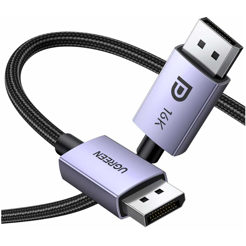 CABLE UGREEN DP118 DISPLAY PORT 16K 3M FORRO NYLON 25862