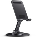 BASE PARA CELULAR UGREEN LP805 PLEGABLE 360° HASTA 9.7" *ALUMINIO *NEGRO
