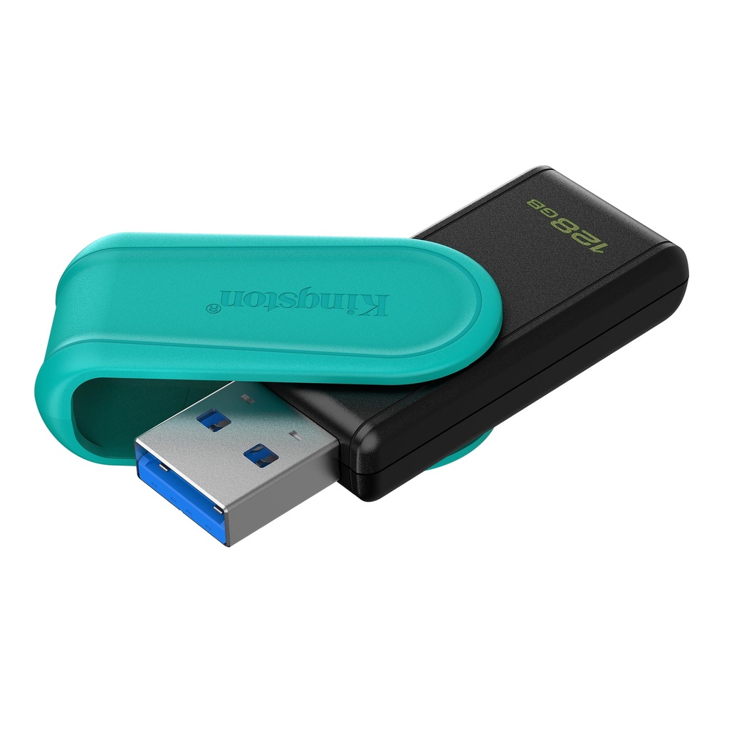 MEMORIA USB KINGSTON EXODIA S DTXS 128GB USB-A 3.2 NEGRO-TURQUESA