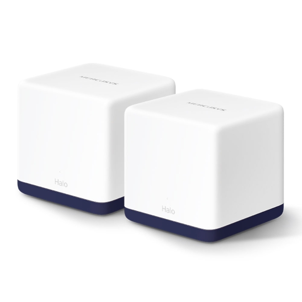 SISTEMA MESH MERCUSYS HALO H50G AC1900 AC 1300MB/S 3*LAN GIGABIT 2PACK