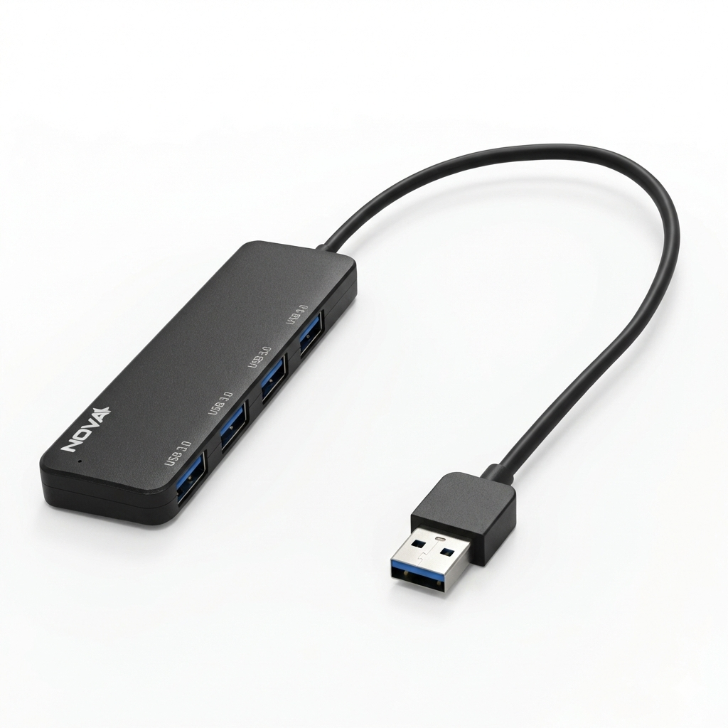 HUB ADAPTADOR USB NOVA AHB1S340 1*USB-A A 4*USB-A 3.0