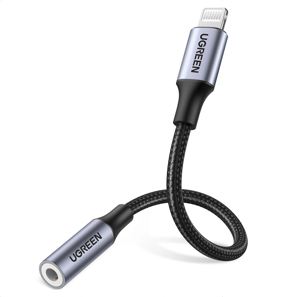 ADAPTADOR UGREEN US211 1*LIGHTNING A 1*3.5MM M/H 2