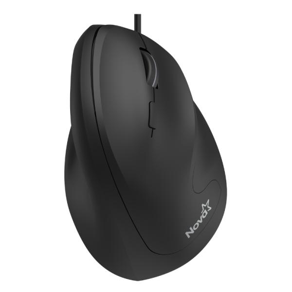 MOUSE NOVA MOBF36 VERTICAL 6 BOTONES 3200DPI NEGRO