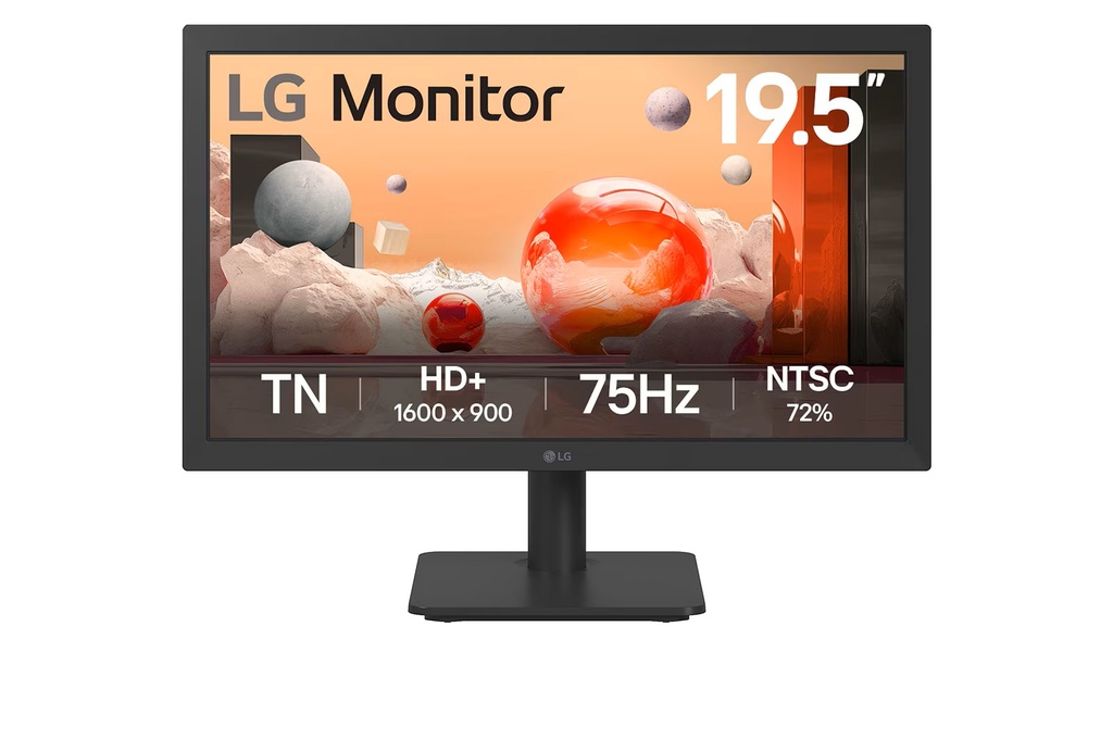 MONITOR LG 20U401A-B 19.5" 1600*900 IPS 75HZ 1*VGA 1*HDMI