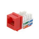 JACK RJ45 TEKLINK KEYMTL-6UL-RD CAT6 ROJO HEMBRA