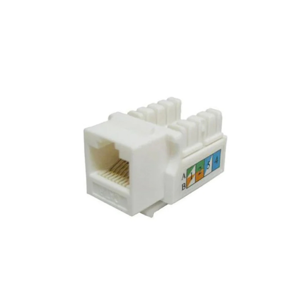 JACK RJ45 TEKLINK KEYMTL-6UL-WH CAT6 BLANCO HEMBRA