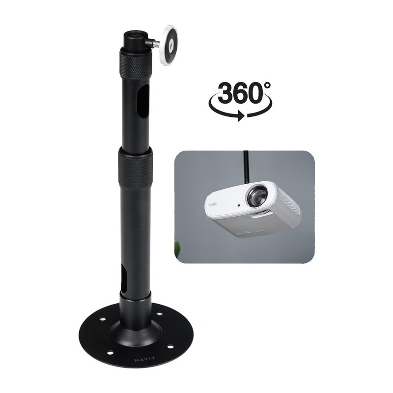 SOPORTE PARA PROYECTOR HAVIT HV-PA304 DE TECHO *27CM A 39CM *ALUMINIO