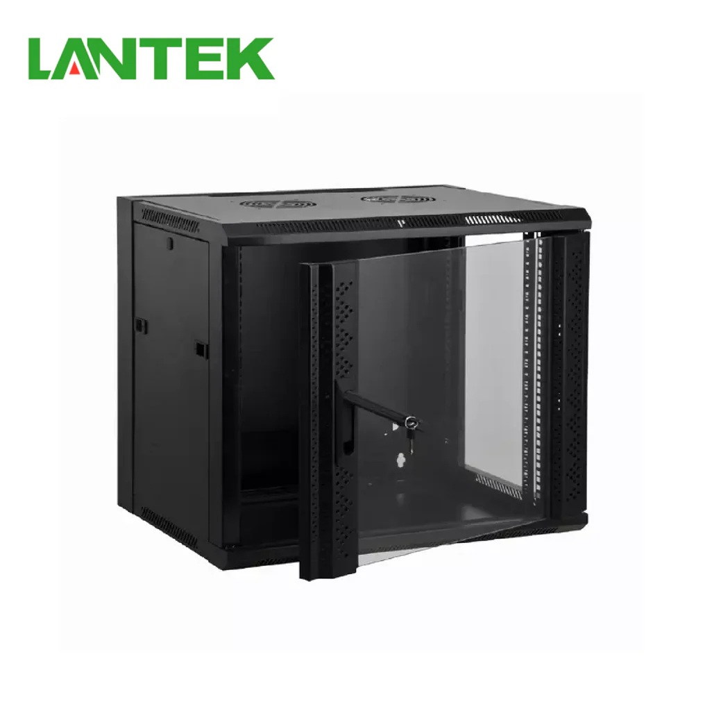 GABINETE DE PARED LANTEK LTK-GAB6D 6U S/ABANICO 570*450MM PUERTA DE VIDRIO