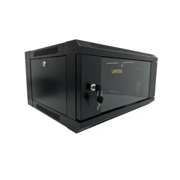 GABINETE DE PARED LANTEK LTK-GAB4D 4U 570*450MM *S/ABANICO *PUERTA DE VIDRIO