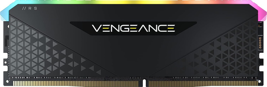 RAM DDR4 CORSAIR VENGEANCE RBG RS 8GB 3200MHZ NEGRA