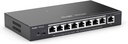 SWITCH RUIJIE RG-ES209GC-P 9PUERTOS 8POE 120W 10/100/1000 +1 GIGABIT