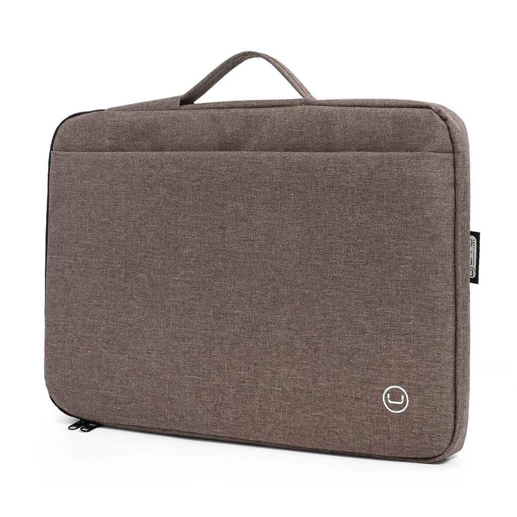 FUNDA LAPTOP UNNO TEKNO BG2706BR CITY SLEEK+ 15.6" NYLON CAFE
